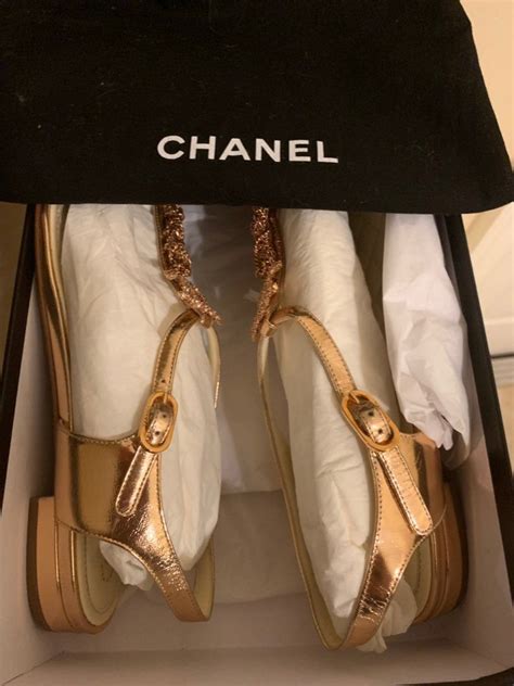 chanel sandal heel|authentic chanel sandals.